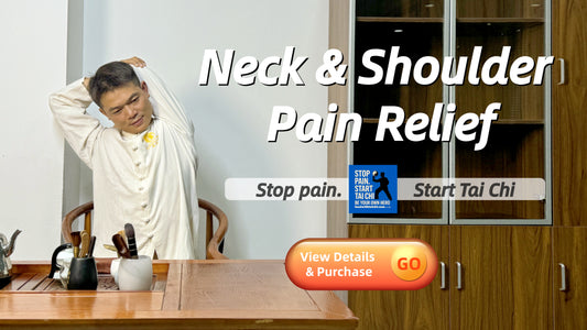 20-Minute Seated & Standing Tai Chi — You carry the load; your shoulders shouldn’t. Quick, natural relief for stiff neck, tight traps, aching, pinching/sharp twinges & muscle knots. Simple, gentle moves. Science-based & safe