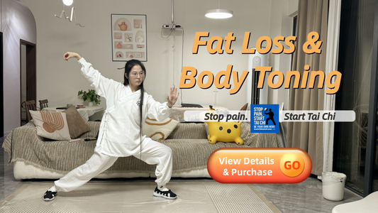 30-Minute Standing & Lying Tai Chi — Brisk, low-impact routines with bigger ranges to raise heart rate, fire up the core, and burn calories; supports waist/hip shaping, posture, and daily energy. Science-based & safe
