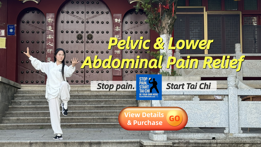 20-Minute Standing & Lying Tai Chi — Quick, natural relief for cramps, deep pelvic ache, lower abdominal soreness, pelvic pressure/heaviness & pelvic floor tightness. Gentle, low-impact, science-based & safe