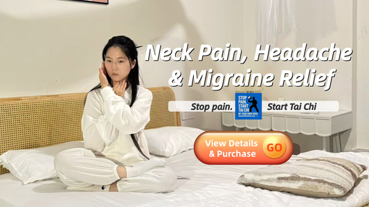 20-Minute Standing & Lying Tai Chi — Quick, natural relief for stiff neck, tight shoulders; band-like pressure headaches, throbbing (migraine), and light/sound sensitivity