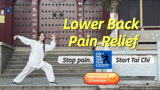 20-Minute Standing & Lying Tai Chi — Quick, natural relief for stiffness, tightness, dull ache, sharp twinges, pulling pain & back spasms. Gentle, low-impact, science-based & safe